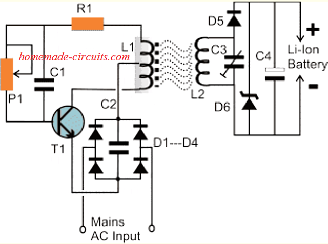 鋰電池無(wú)線(xiàn)充電電路圖