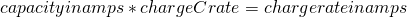 對于1300MA電池的充電速率進(jìn)行數學(xué)計算